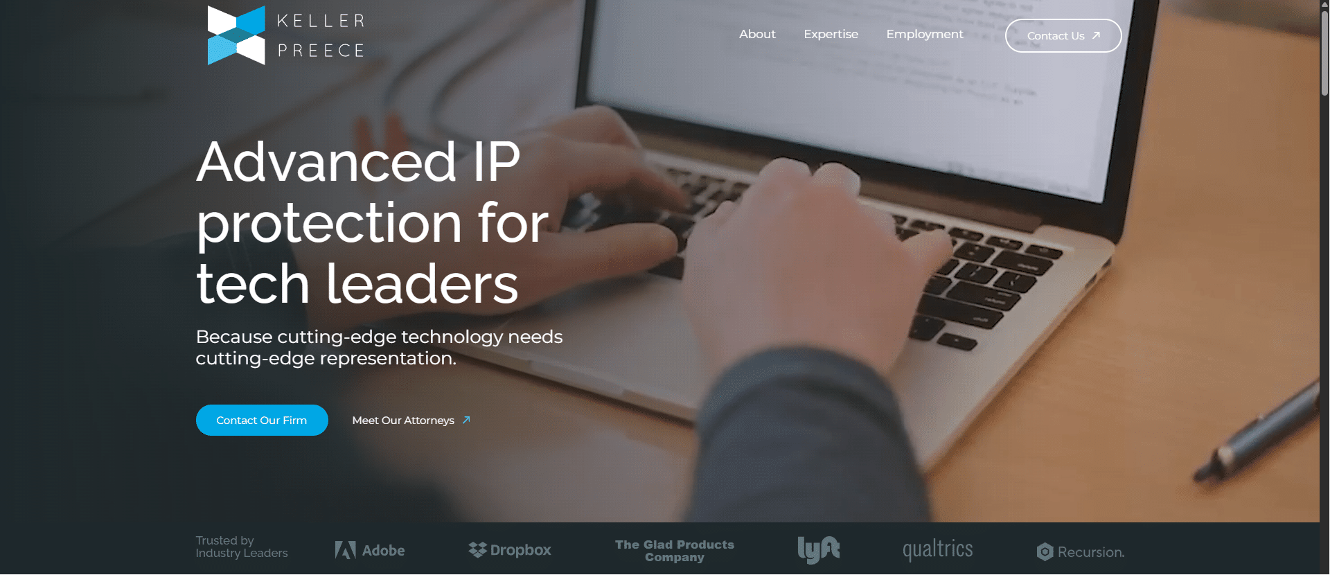 Website developed for saas industry