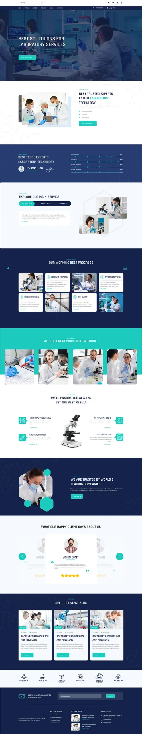 ui/ux design for laboratory