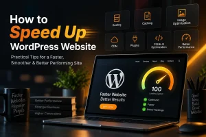 How to speed up a WordPress website with caching, image optimization, CDN, hosting, plugins, and performance optimization
